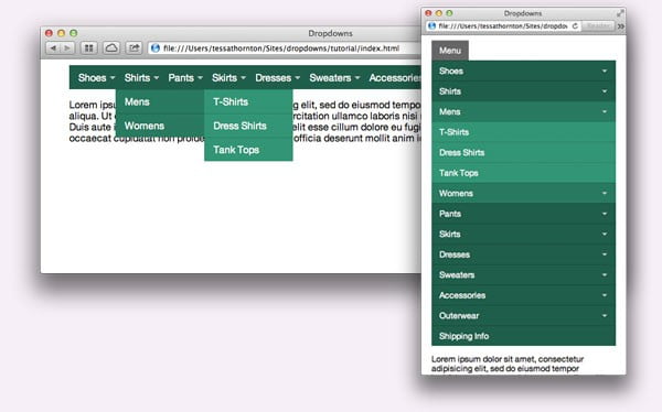Большие меню, маленькие экраны: адаптивная многоуровневая навигация Большие меню, маленькие экраны: адаптивная многоуровневая навигация