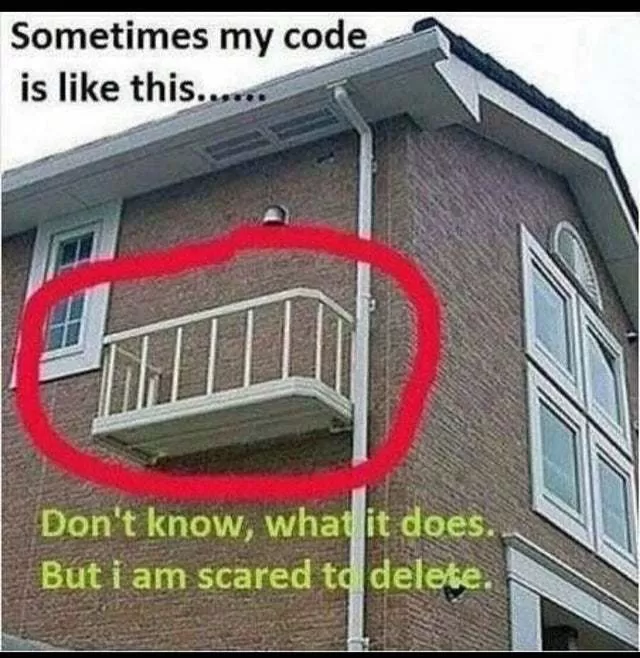 Код, как балкон