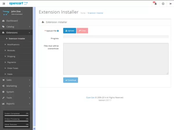 Взгляд на новый OpenCart 2.0 Взгляд на новый OpenCart 2.0