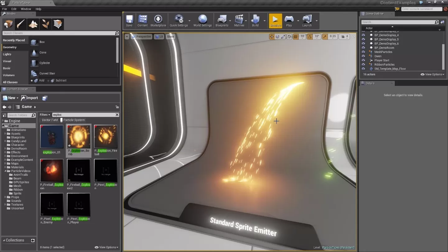 Туториал по Unreal Engine. Часть 8: Системы частиц Туториал по Unreal Engine. Часть 8: Системы частиц